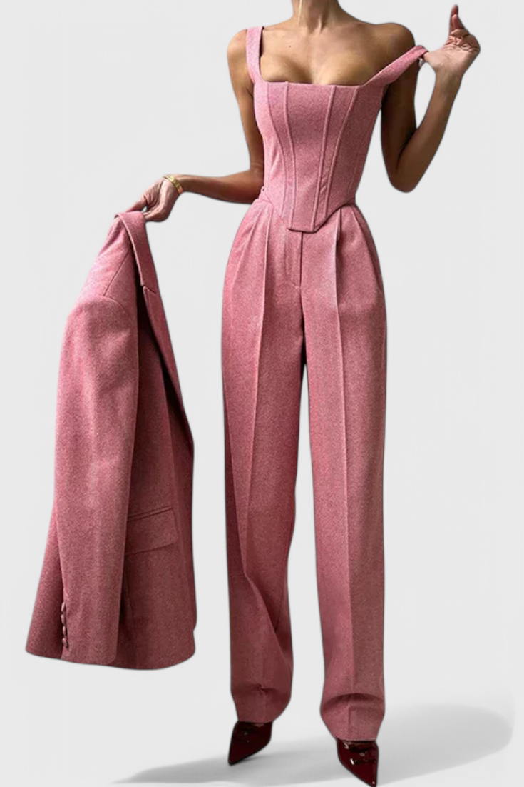 Conjunto Evena con pantalones: elegancia garantizada