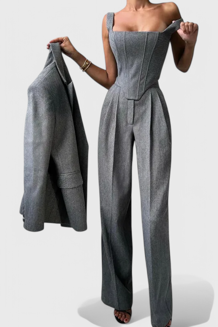 Conjunto Evena con pantalones: elegancia garantizada